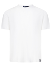 Drumohr Crew Neck T-shirt Short Sleeves In White