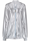 Khrisjoy Logo Tracksuit Jacket In Silver