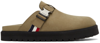 Moncler Mon Mule Slide Shoes In 830 Olive