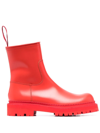 Camperlab Ridged-sole Boots In Red