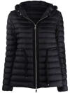 Moncler Raie Short Down Jacket In Black