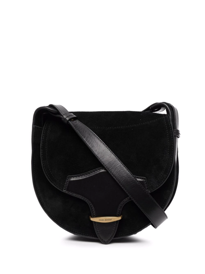 Isabel Marant Logo Satchel Bag In Black