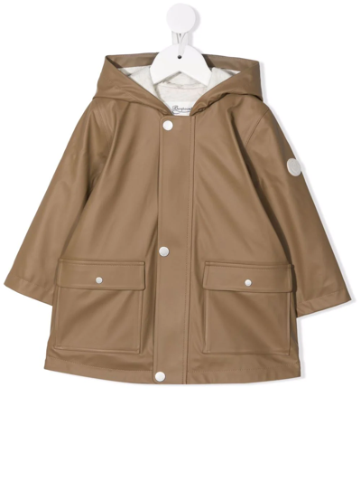 Bonpoint Babies' Alexio Parka Coat In Brown