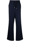 BALMAIN WIDE-LEG TWILL TROUSERS