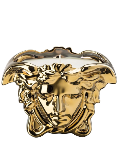 Versace Medusa Grande Scented Candle In Gold