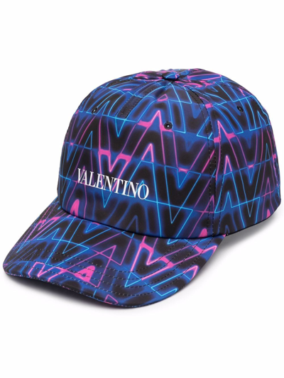 Valentino Garavani Cappello Da Baseball V Neon Optical In