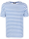 Saint James Striped Short-sleeved T-shirt In White