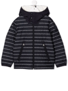 MONCLER LOGO-PRINT HOODED JACKET