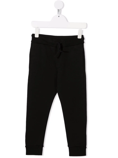 Dsquared2 Teen Logo-print Track Trousers In Black