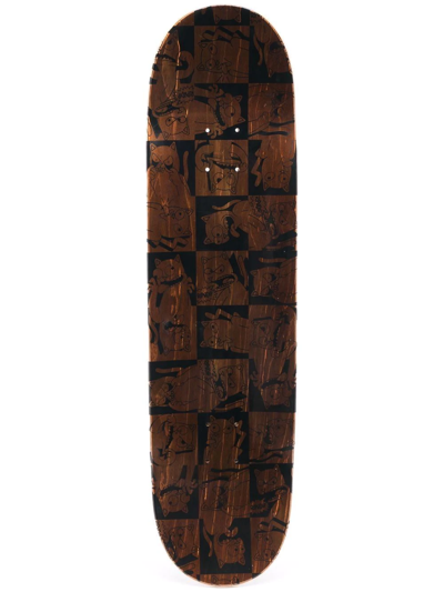 Ripndip Frustration Graphic-print Skateboard In Brown