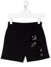 DSQUARED2 LOGO-PRINT COTTON SHORTS