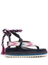 ISABEL MARANT ROPE LACE-UP SANDALS