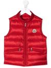 MONCLER LOGO-PATCH QUILTED GILET