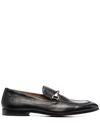DOUCAL'S CHETTA LEATHER LOAFERS