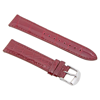 Michele 18mm Garnet Alligator Watch Strap Ms18aa010611 In Red