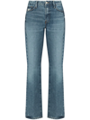 Frame Le Mini Bootcut Jeans In Blau
