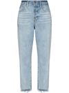 Frame Le Original Distressed Jeans In Blue