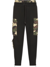 Dolce & Gabbana Camouflage-print Details Joggings Pants In Schwarz