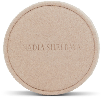 Nadia Shelbaya Pink Suede Ring Jewelry Case In 10