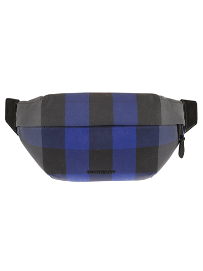 Burberry Medium `sonny` Belt Bag In Oceanic Blue