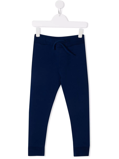 Dsquared2 Kids' Logo-print Track Trousers In Blue