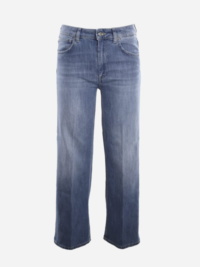 Dondup Avenue Jeans In Cotton Denim In Blue