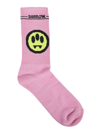 Barrow Pink Socks With Logo In Pink
