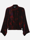 SAINT LAURENT SAINT LAURENT TEDDY VELVET JACKET