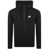 Nike Logo Casual Sports Stay Warm Hooded Jacket Black