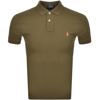 Polo Ralph Lauren Ralph Lauren Slim Fit Polo T Shirt Green In Green