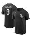 Nike Men's Frank Thomas Black Chicago White Sox Cooperstown Collection Name Number T-shirt In Black