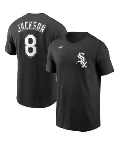 NIKE MEN'S NIKE BO JACKSON BLACK CHICAGO WHITE SOX COOPERSTOWN COLLECTION NAME & NUMBER T-SHIRT