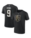 Fanatics Branded Jack Eichel Black Vegas Golden Knights Authentic Stack Name & Number T-shirt In Black