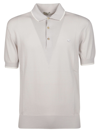 Etro Cotton Knit Polo T-shirt In Grey