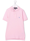 Polo Ralph Lauren Polo Pony Embroidered Cotton T-shirt In Pink