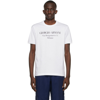 GIORGIO ARMANI WHITE LOGO T-SHIRT