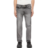 SOLID HOMME GREY DENIM CROPPED JEANS
