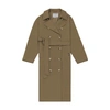 Axel Arigato Globe Trench Coat In Green