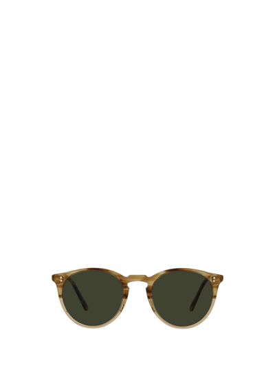 Oliver Peoples Ov5183s Canarywood Gradient Unisex Sunglasses In Brown