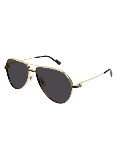 Cartier Eyewear 1bc84az0a In Gold Gold Grey