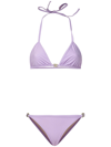 Alyx Micro Buckle Bikini Lilac Lycra Bikini Swimsuit With Small Rollercoaster Buckle - Micro Buckle Bikin In Lilac