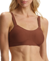 Commando Butter Soft-support Back-closure Bralette In Cin-cinnamon