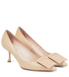 Roger Vivier Viv In The City 65 Pumps In Patent Leather In Light