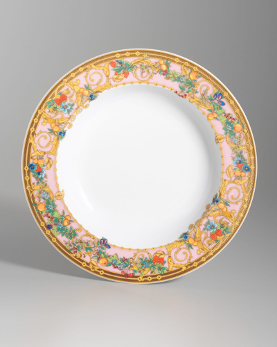 Versace Rosenthal Meets  Butterfly Garden Rim Soup Bowl In Pattern