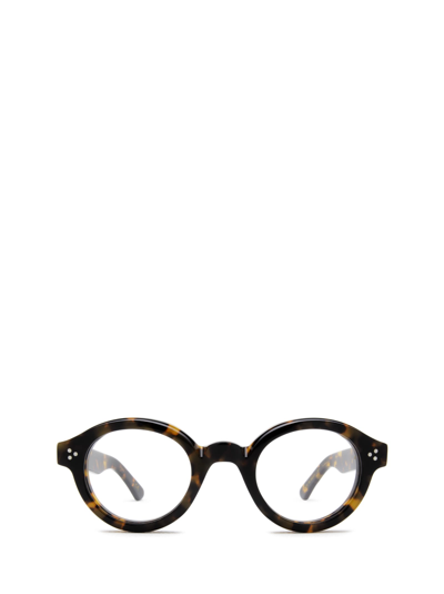 Lesca La Corbs Optic Marble Tortoise Glasses
