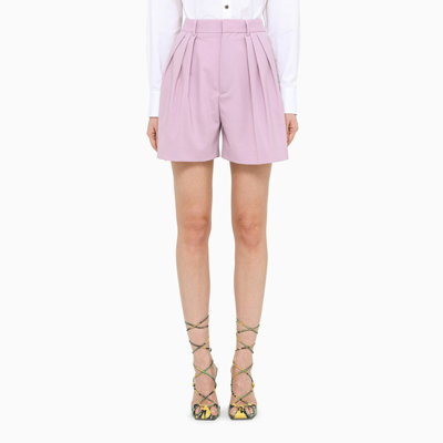 Dsquared2 Lilac Pleated Shorts In Purple