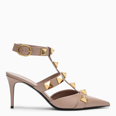 Valentino Garavani Powder Pink Roman Stud Runway High Pumps