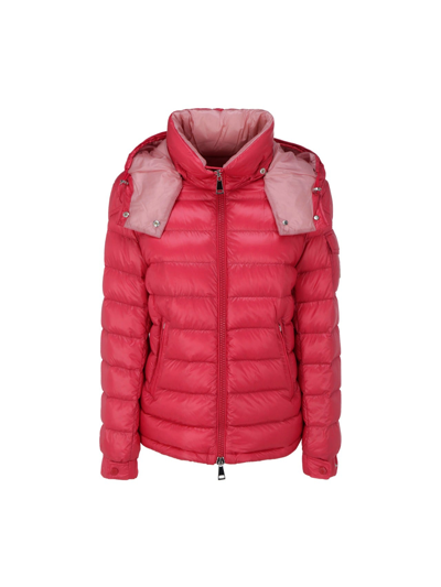 Moncler Dalles Quilted Puffer Jacket In Pink