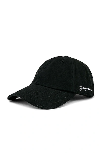 Jacquemus La Casquette In Black