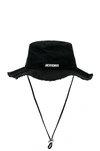 Jacquemus Black Le Splash 'le Bob Artichaut' Bucket Hat In Black